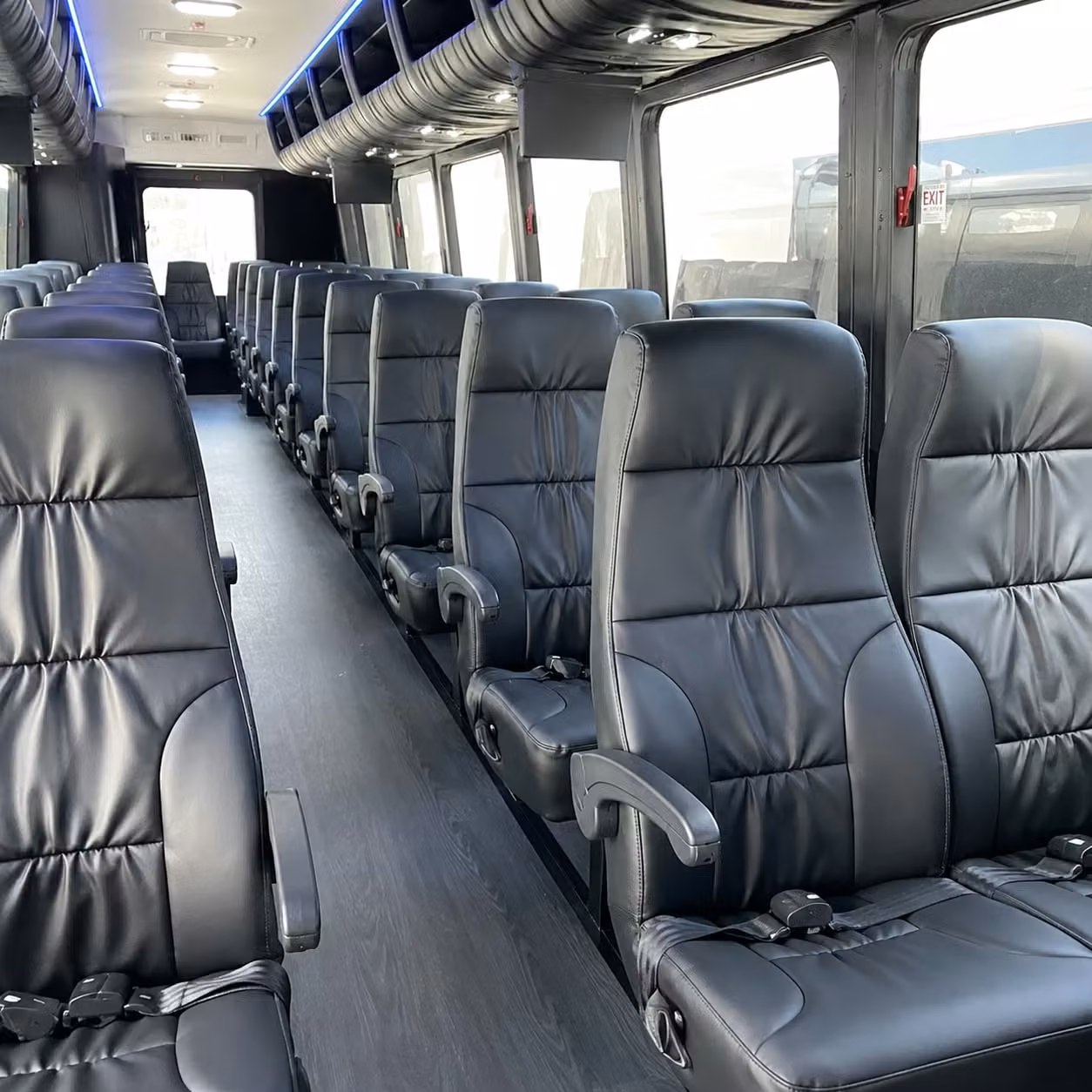 25 passenger minibus inside