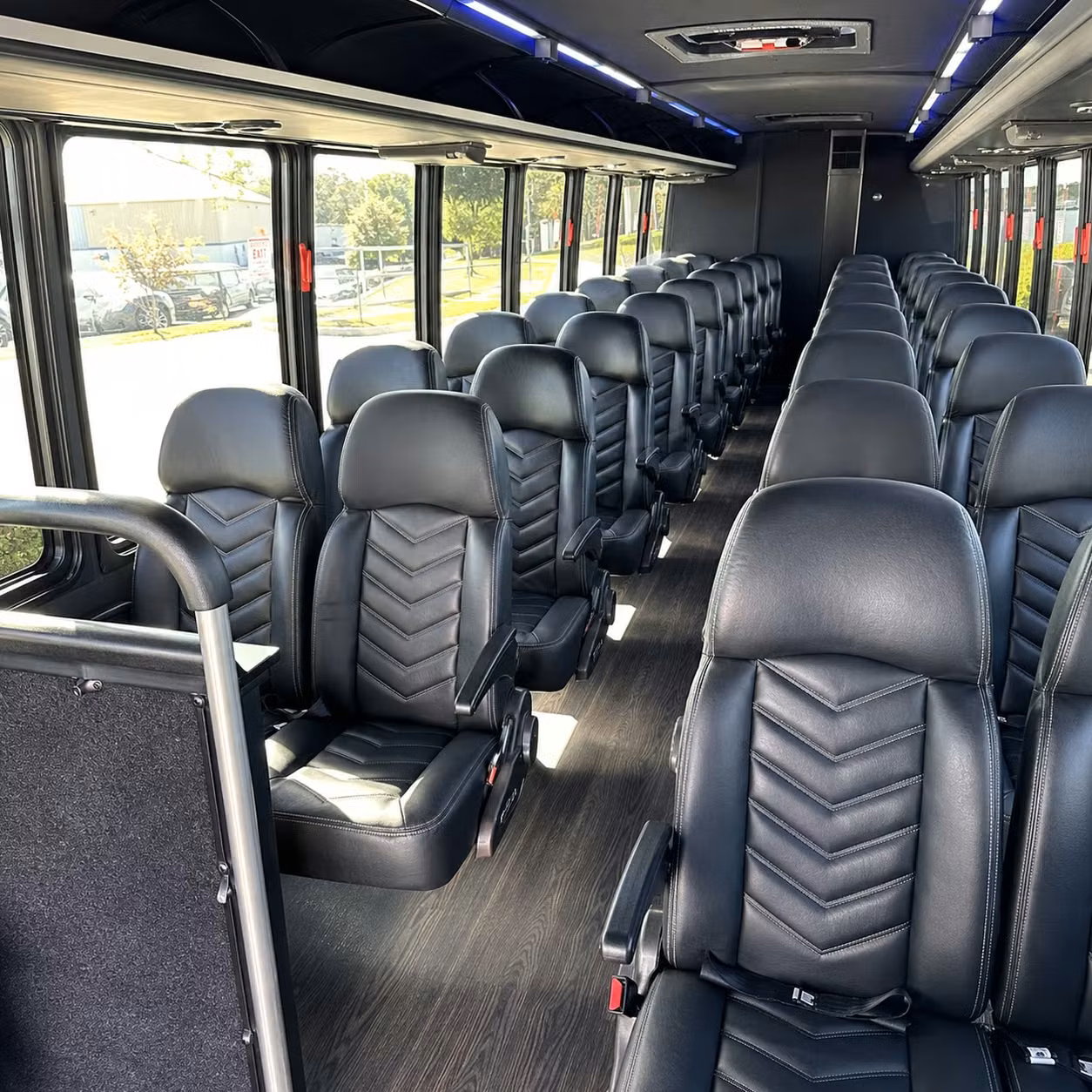 28 passenger minibus interior